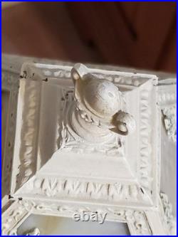 Antique Art Deco Nouveau French Cast Iron Boudoir Lamp