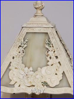 Antique Art Deco Nouveau French Cast Iron Boudoir Lamp