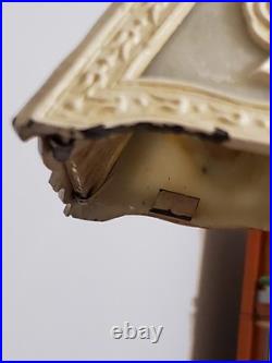 Antique Art Deco Nouveau French Cast Iron Boudoir Lamp