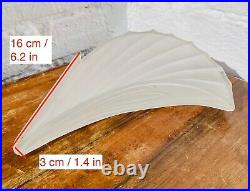 Antique Art Deco Nouveau Slip Shade TABLE LAMPS PAIR No Glass Shades