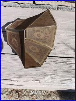 Antique Art Deco Rembrandt Metal Mesh Lamp Shade