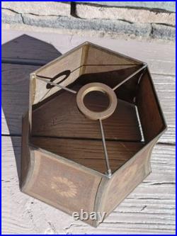 Antique Art Deco Rembrandt Metal Mesh Lamp Shade