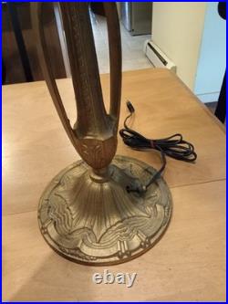 Antique Art Deco Vintage Table Lamp 17 tall