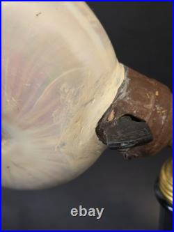 Antique Art Nouveau Nautilus Shell Goose Neck Pivoting Desk Table Lamp Houzex