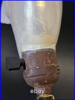 Antique Art Nouveau Nautilus Shell Goose Neck Pivoting Desk Table Lamp Houzex