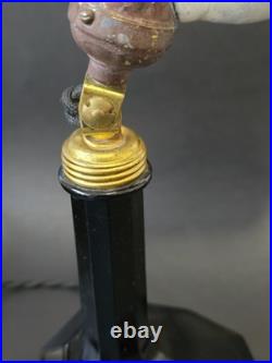 Antique Art Nouveau Nautilus Shell Goose Neck Pivoting Desk Table Lamp Houzex