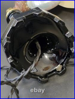 Antique Art Nouveau Nautilus Shell Goose Neck Pivoting Desk Table Lamp Houzex