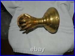 Antique Art Nouveau deco Hollywood regency Brass Light Wall Lamp Sconce Vintage