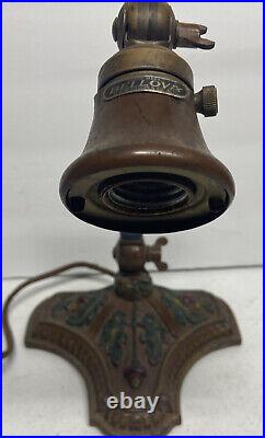 Antique Bellova Boudoir Lamp Works 1920's H. G. McFaddin & Co NY (READ)