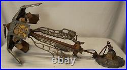 Antique Chandelier Slip Shade Art Deco Light Fixture Markel Bakelite USA #F85