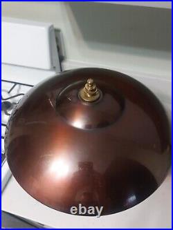 Antique Faries Copper Bronze Tone Art Deco Metal Lamp