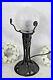 Antique_Flemish_1930_ART_deco_Wrought_iron_Table_lamp_Glass_shade_01_ierw