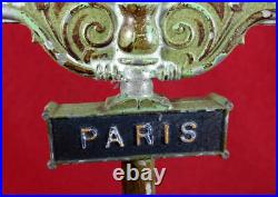 Antique French Art-deco Corday Paris Lamp Post Perfume Bottles Holder