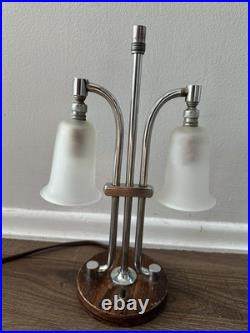 Antique German Biedermeier Art Deco 1920s Boudoir Table Desk Lamp Markel
