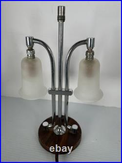 Antique German Biedermeier Art Deco 1920s Boudoir Table Desk Lamp Markel