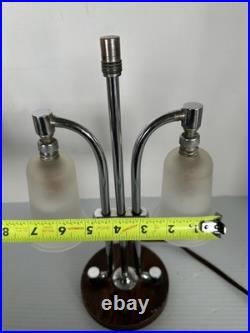 Antique German Biedermeier Art Deco 1920s Boudoir Table Desk Lamp Markel