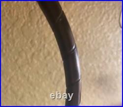 Antique J. B. HIRSCH COLLECTION CO. Art Deco Clown Table Lamp Glass Panel Shade