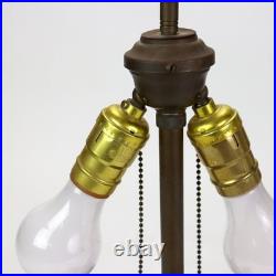 Antique Olive Kooken Art Deco Figural Bronzed Table Lamp C1920