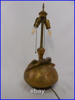 Antique Olive Kooken Art Deco Figural Nude Lamp