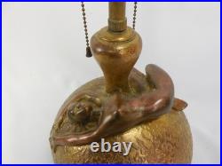 Antique Olive Kooken Art Deco Figural Nude Lamp
