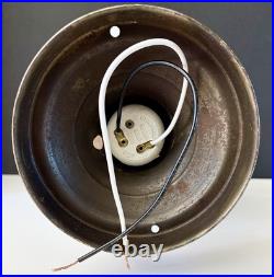 Antique Original 1920s 1930s Art Deco Nouveau Gatsby Ceiling Light Fixture Vtg