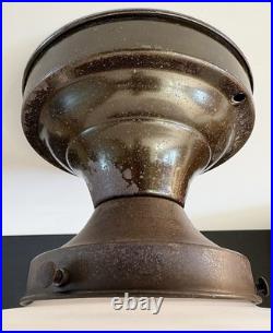 Antique Original 1920s 1930s Art Deco Nouveau Gatsby Ceiling Light Fixture Vtg