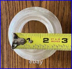 Antique Original Art Deco Victorian Iridescent Glass Lamp Light Shade 2 1/4 Fit