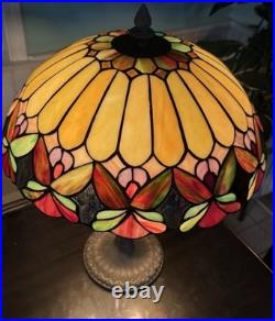 Antique Rainaud Art Deco Table Lamp With Shade
