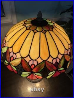 Antique Rainaud Art Deco Table Lamp With Shade