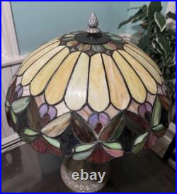 Antique Rainaud Art Deco Table Lamp With Shade
