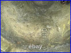 Antique Rainaud Art Deco Table Lamp With Shade