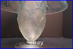 Antique Rene LALIQUE Art Deco 6 Dancers Table lamp Nude GLASS ONLY (read) Chips