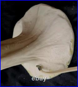 Antique Victorian Art Nouveau Deco Vtg Figural Lady Bronze Table Jewled Lamp