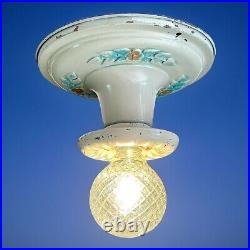 Antique/Vintage 1920's-1930's Art Deco Nouveau Victorian Ceiling Light Fixture