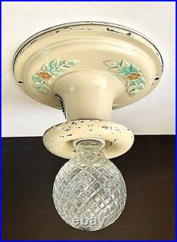 Antique/Vintage 1920's-1930's Art Deco Nouveau Victorian Ceiling Light Fixture