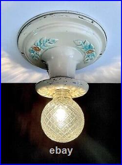 Antique/Vintage 1920's-1930's Art Deco Nouveau Victorian Ceiling Light Fixture