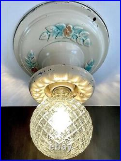 Antique/Vintage 1920's-1930's Art Deco Nouveau Victorian Ceiling Light Fixture