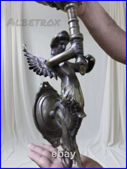 Antique Vintage Art Deco Mermaid Wall Sconces Brass Light Fixture Lamp Light