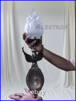 Antique Vintage Brass Mermaid Wall Sconce Lamp Art Deco Nautical Mermaid Light