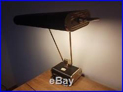 Antique vintage 1930s Eileen Gray Jumo art deco / bauhaus era lamp