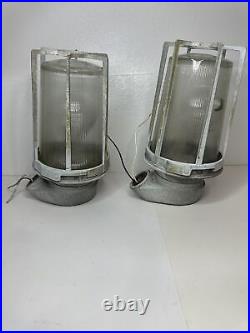 Appleton Angle Mounted Lamp Light Industrial Vintage Art Deco Set of 2