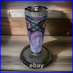 Argy Rousseau Pate de Verre Lamp Base (STABLE HAIRLIINE)