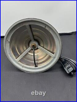 Art Deco 1930's Australian Working Chrome Plated C Lamp With Rare Colour Shade