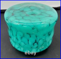 Art Deco 1930's Australian Working Chrome Plated C Lamp With Rare Colour Shade