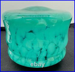 Art Deco 1930's Australian Working Chrome Plated C Lamp With Rare Colour Shade