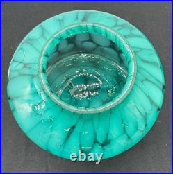 Art Deco 1930's Australian Working Chrome Plated C Lamp With Rare Colour Shade