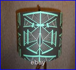 Art Deco 8 Inch Dia. Lamp Shade Designer Fabric Decor Splendor