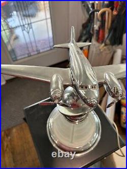 Art Deco Airplane Lamp RARE Derico Designs