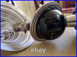 Art Deco Aluminum Globe'Saturn' Swiveling Table Lamp