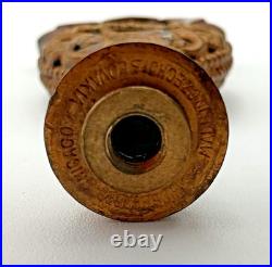 Art Deco Amethyst Art Glass Lamp Finial Chicago Czech Republic